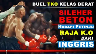 SI LEHER BETON HADAPI RAJA K.O ASAL INGGRIS | Tyson vs Bruno 1