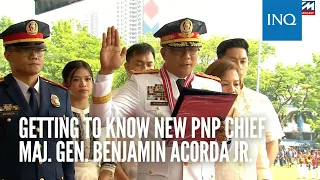 Getting to know new PNP chief Maj. Gen. Benjamin Acorda Jr. | #INQToday