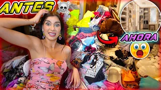 TRANSFORMANDO mi DESASTROSO Closet en un SUEÑO!! 😍 Limpieza Extrema y Renovación Total 👑 Lulu99