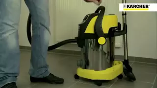 Kärcher wet and dry vacuum cleaners Demo (Demonstration cleaning all types of dirt)