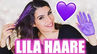 LILA HAARE FAIL! 😳 AMAZON HAARFARBE LIVE TEST | KINDOFROSY