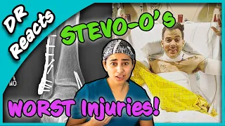Doctor Explains Steve-O's 10 WORST Stunt INJURIES | A Medical BREAKDOWN