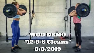 Wod Demo - 12-9-6 Cleans (Paradiso CrossFit)