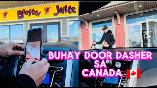 BUHAY DOOR DASHER SA CANADA part 1  #ridealongs #canada #canadalife #doordash #newfoundland