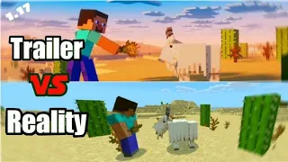 Minecraft: Trailer Vs Reality (1.17)             #minecraft