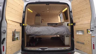 Ford Transit Custom DIY Van conversion overview - Get your inspiration