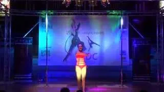 Zoe Haslam - Expert Pole - Emma's Pole Dancing Championship 2014