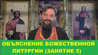 Объяснение Божественной Литургии. (Занятие 5). Евхаристический канон. Священник Валерий Сосковец