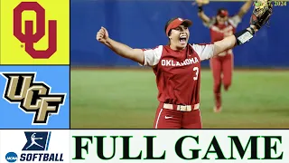 Oklahoma vs UCF Softball FULL GAME Final | Apr 27,2024 | College Softball 2024