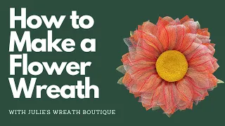 How to Make a Wreath | How to Make a Flower Wreath | How to Make a Fall Wreath| Summer Flower Wreath