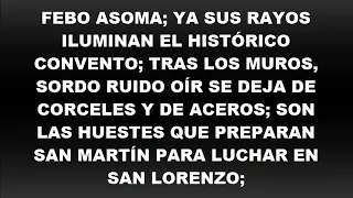 Marcha San Lorenzo (karaoke)