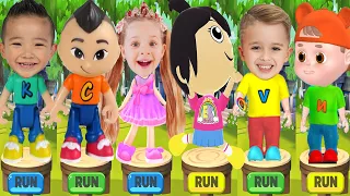 Tag with Ryan vs Vlad and Niki vs Love Diana Pet Dash vs CKN Car Toys Hero - Run Gameplay