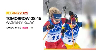 2022 Eurosport. Beijing Olympics. Women's Relay (INT)