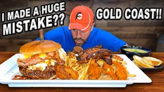 "I Wish I Didn't Add All That!!" | Choofas' XXXL Aussie Burger Challenge in Gold Coast, Queensland!!
