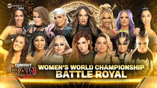 Women's World Championship Battle Royal | WWE RAW 2024/4/22 Gameplay