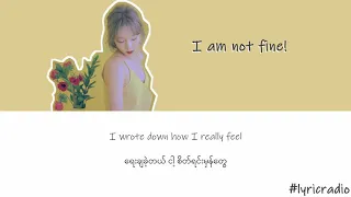 TAEYEON 태연 ‘Fine’ (Mmsub Lyrics)