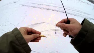 Зимняя рыбалка Ловля окуней на вертикальную блесну