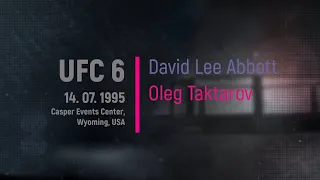 Abbott Taktarov (UFC 6) Highlights