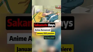 Sakamoto Days Anime Announced #sakamotodays #sakamoto #trailer #pv #teaser #anime #animation