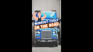 Bodybuilding Trucker 💪 (Favourite Workout Tools on the Road) 🚛