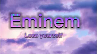 Eminem lose yourself (btw I don't have a copyright claim)