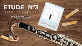 100 years Piazzolla. Tango Etude n°3 for solo bass clarinet. Marco Antonio Mazzini