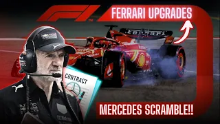 "Ferrari's Big Move & Mercedes' Last-Minute Scramble for Adrian Newey! 🚨 F1 News Update"