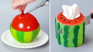 So Tasty Watermelon Cake Tutorials | Awesome DIY Homemade Cake Recipes For Your Family!