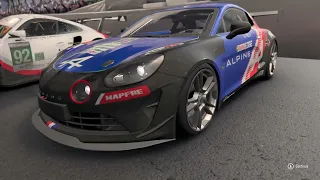 Forza Motorsports 2023: 2017 Alpine A110 vs GT Class at Le Mans (Replay)