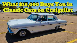 CRAIGSLIST CLASSIC CAR: Finds Vintage Cars With Incredible Histories | FOR SALE BY OWNER!
