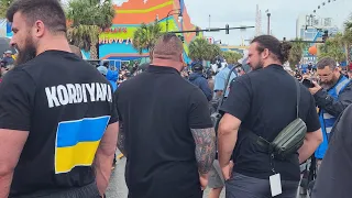 World's Strongest Man 2023 Final Day 1: Shield Carry - Behind the Strongmen (Brian Shaw Gearing Up)