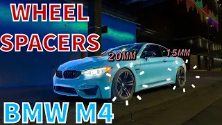 BMW M4- INSTALLING WHEEL SPACERS (PERFECT FITMENT)