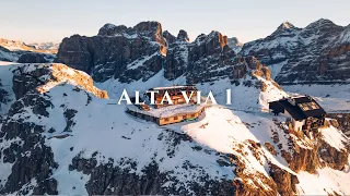 Solo Hiking The Alta Via 1 Dolomites In Snow