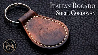 Making a Leather Key Chain Out of Italian Shell Cordovan | ROCADO Leather