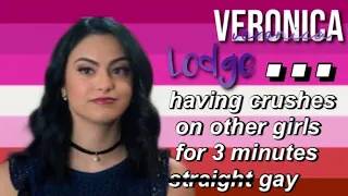 Veronica Lodge crushing on girls for 3 minutes straight / gay moments