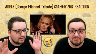 Adele (George Michael Tribute) LIVE 2017 GRAMMY Performance (Russian's REACTION)