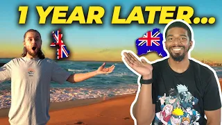 AMERICAN REACTS TO Why I MOVED To Australia (Working Holiday Visa)