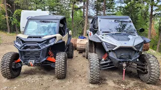 Side By Side Comparison // Polaris Pro xp and Canam Commander