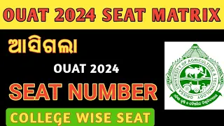 OUAT 2024 NEW SEAT MATRIX