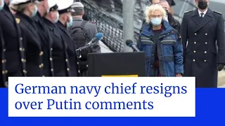 German navy chief resigns over Putin comments