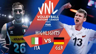 ITA vs. GER - Highlights Week 5 | Men's VNL 2021