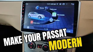 VW Passat CC Android Headunit Install  | Double Din | How to