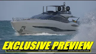 STORM AT HAULOVER INLET! MANGUSTA REV 104 EXCLUSIVE CAPTURE AT THE FAMOUS INLET |YACHTING HUB MIAMI