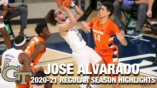 Jose Alvarado 2020-21 Regular Season Highlights | Georgia Tech Guard