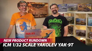 FineScale Modeler unboxes the ICM Yak-9T, the Arma Hobby F-6C Mustang, the AMT Meyers Manx, and more