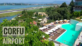 CORFU AIRPORT - Greece Island Planespotting - Amazing scenery and spectacular landings