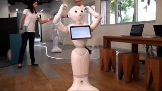 Pepper Robot -  Dancing and Accepting Voice Commands - Aldebaran Robotics