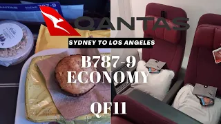 Qantas B787-9✈️ Sydney to Los Angeles QF11 Economy Class