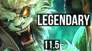 RENGAR vs VIEGO (TOP) | 2.7M mastery, Quadra, Legendary, 6 solo kills, 20/3/2 | KR Master | v11.5