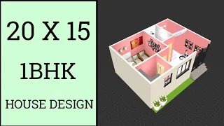 20 X 15 House Design ll 300 Sqft Small House Plan ll 20 X 15 Ghar Ka Naksha